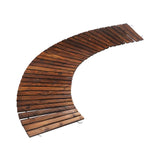 2.4m Wooden Garden Pathway Slats | Portable High Quality Weatherproof Garden Pathway | 2 Finishes