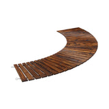 2.4m Wooden Garden Pathway Slats | Portable High Quality Weatherproof Garden Pathway | 2 Finishes