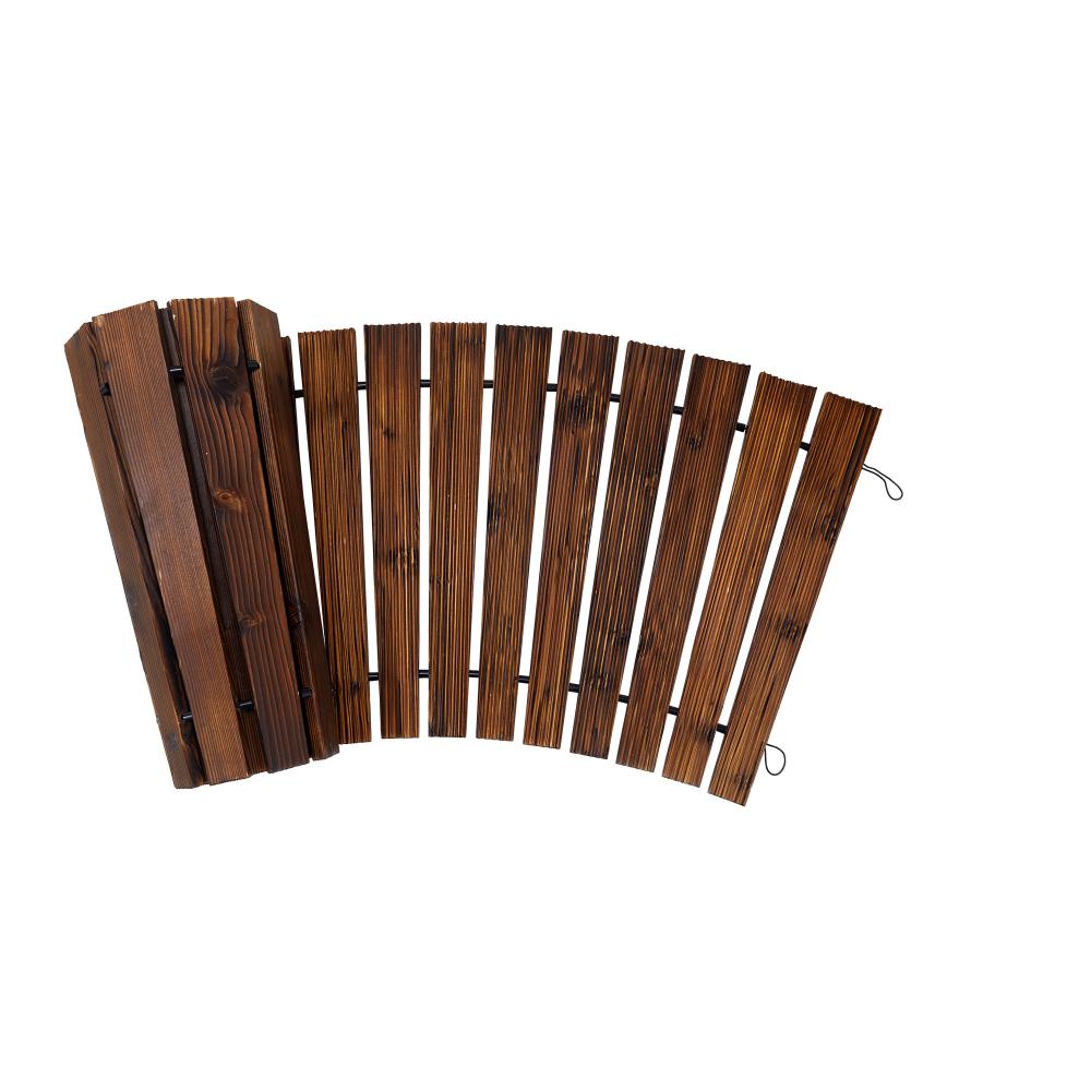 2.4m Wooden Garden Pathway Slats | Portable High Quality Weatherproof Garden Pathway | 2 Finishes