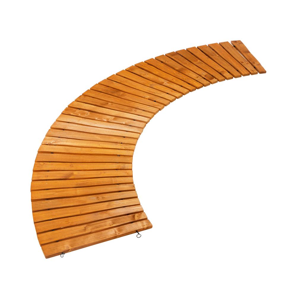 2.4m Wooden Garden Pathway Slats | Portable High Quality Weatherproof Garden Pathway | 2 Finishes