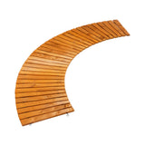 2.4m Wooden Garden Pathway Slats | Portable High Quality Weatherproof Garden Pathway | 2 Finishes