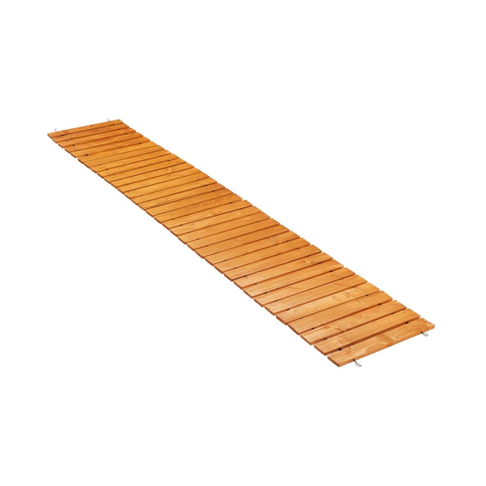 2.4m Wooden Garden Pathway Slats | Portable High Quality Weatherproof Garden Pathway | 2 Finishes