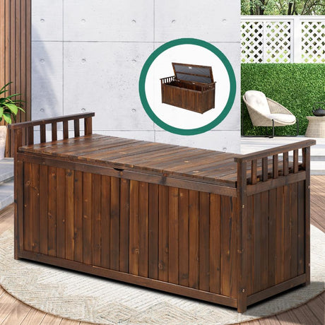 Two in One Extra Large 500L Outdoor Storage Box and Garden Bench | Premium Garden Storage and Seating Bench | 2 Colours