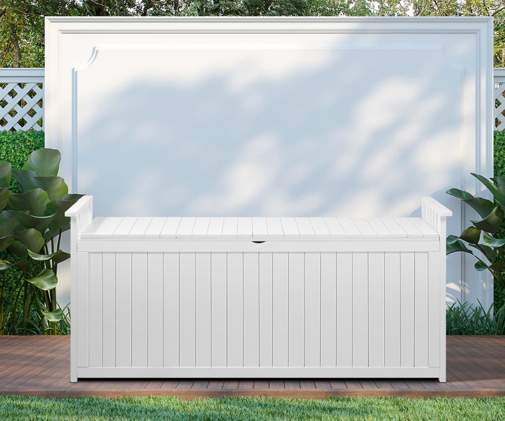 Extra large outdoor storage bench sale