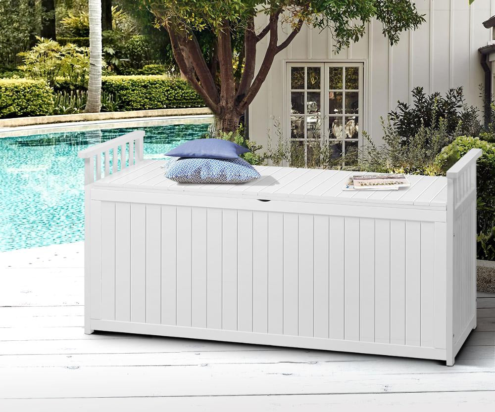 Two in One Extra Large 500L Outdoor Storage Box and Garden Bench Pre Ontrendideas Bed and Bath