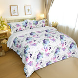 Premium 2000TC Printed Bamboo Quilt Cover Set | Ramesses Bedding Cooling Hypo-Allergenic Duvet Cover