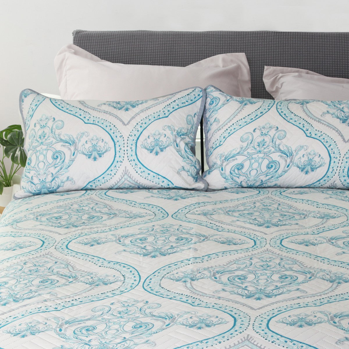 Ramesses Allure Soft Printed Comforter Set | Bright Designs Modern Coverlet Set | 4 Szies - 5 Designs