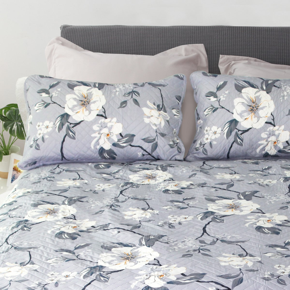 Ramesses Allure Soft Printed Comforter Set | Bright Designs Modern Coverlet Set | 4 Szies - 5 Designs