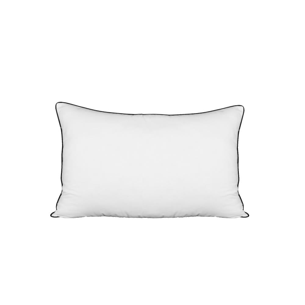 Set of Two Luxore 1kg Duck Feather & Down Pillows | High Quality Plush Duck Pillows with Cotton Cover