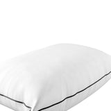 Set of Two Luxore 1kg Duck Feather & Down Pillows | High Quality Plush Duck Pillows with Cotton Cover