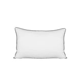 Set of Four Luxore 100% Cotton Cover Plush Medium Pillows | Hotel Quality Medium Soft Microfibre Pillows