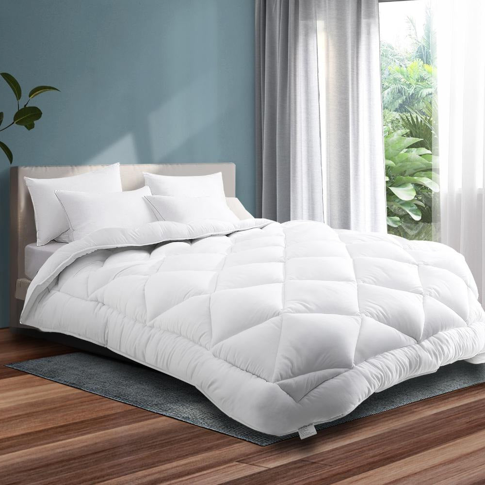 Nuvola 750GSM Ultra Warm Bamboo Blend Quilt | Super Warm Bamboo Doona | 3 Sizes