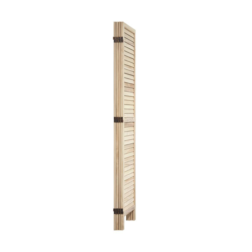 Amalfi Timber Louvre Room Divider & Privacy Screens | Timeless Room Panel Divider Partition| 3 Sizes - 4 Colours