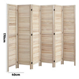 Amalfi Timber Louvre Room Divider & Privacy Screens | Timeless Room Panel Divider Partition| 3 Sizes - 4 Colours