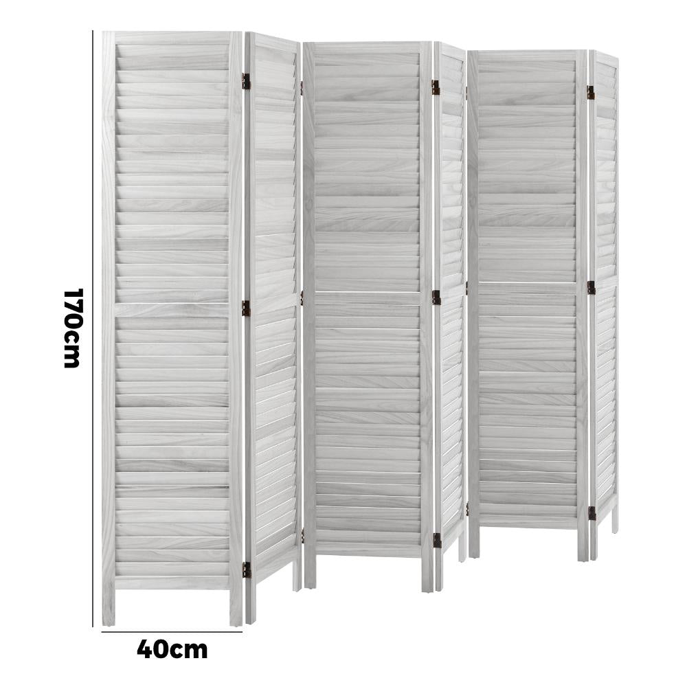 Amalfi Timber Louvre Room Divider & Privacy Screens | Timeless Room Panel Divider Partition| 3 Sizes - 4 Colours