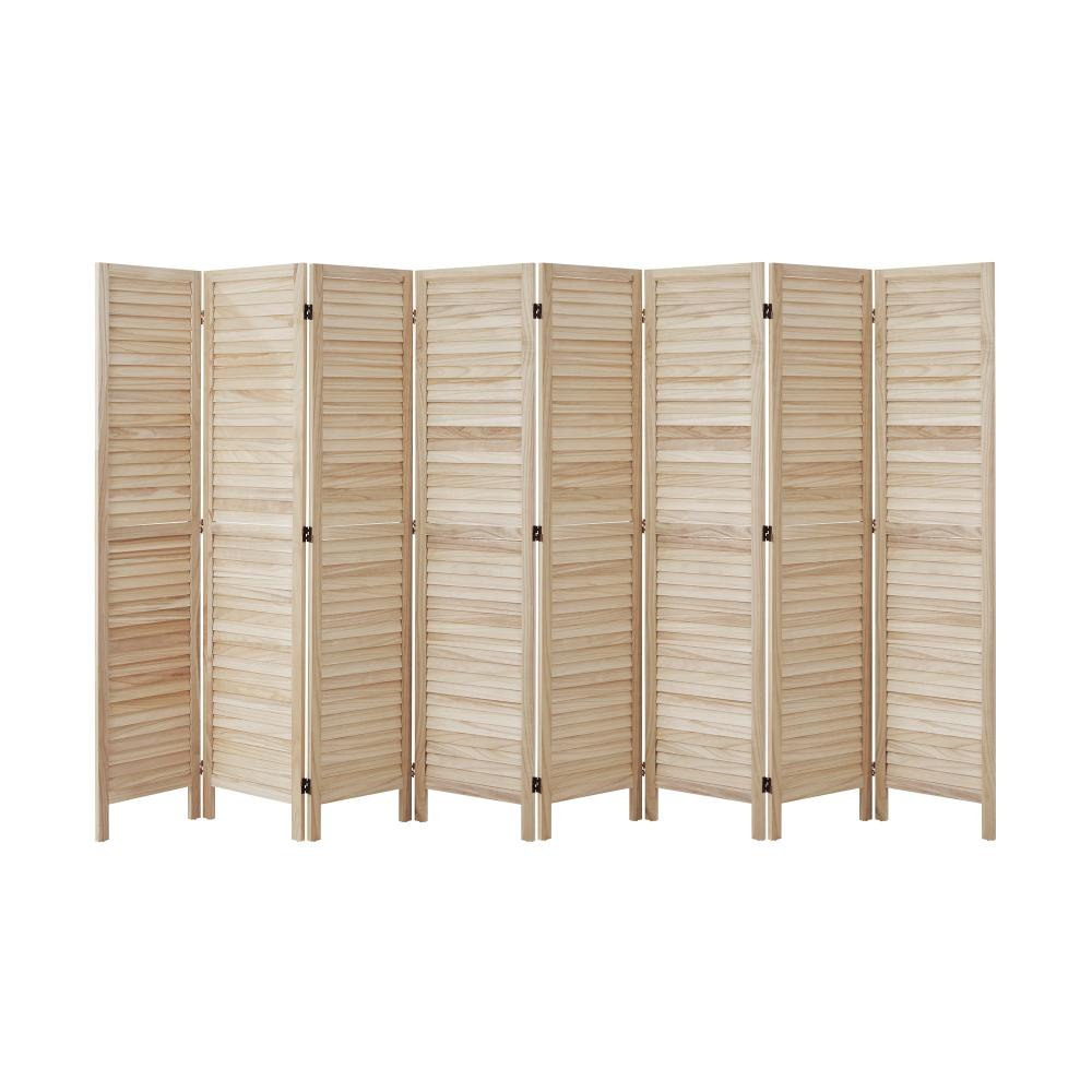 Amalfi Timber Louvre Room Divider & Privacy Screens | Timeless Room Panel Divider Partition| 3 Sizes - 4 Colours