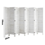 Amalfi Timber Louvre Room Divider & Privacy Screens | Timeless Room Panel Divider Partition| 3 Sizes - 4 Colours