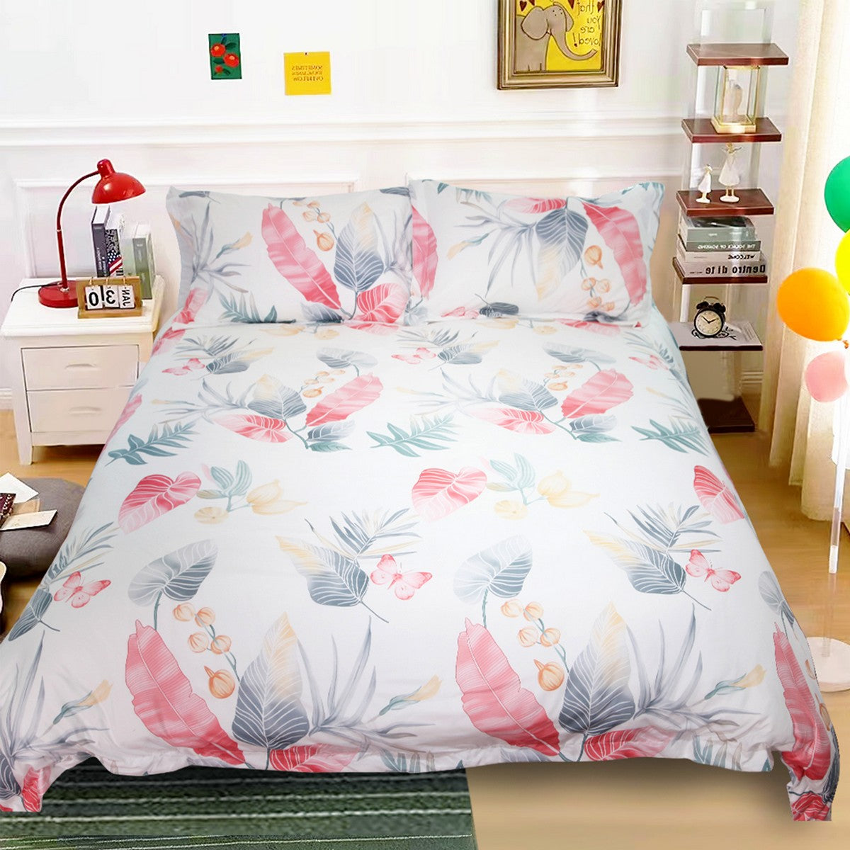 Ramesses Allure Soft Printed Quilt Cover Set | Bright Designs Modern Duvet Cover Set | 4 Szies - 5 Designs