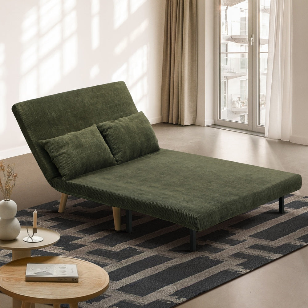 Amalfi Two In One Couch and Fold Out Sofa Bed | Versatile Adjustable Modern Sofa Chair