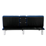 Marlo Two in One 3 Seater Sofa Couch and Fold Out Futon Bed | Adjustable Luxury Futon Sofa Couch