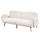 Teddy Boucle Juno 3 Seater Sofa Couch Lounge | Adjustable Daybed Luxury Teddy Boucle Fabric Sofa Couch