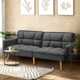 Sierra Two in One 3 Seater Sofa Couch and Fold Out Futon Bed | Super Luxury Converible Futon Sofa Couch | 3 Fabrics