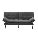 Allure Two in One 3 Seater Sofa Couch and Fold Out Futon Bed | Adjustable Luxury Converible Futon Sofa Couch