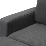 Parisi 3 Seater Premium Storage Sofa with Ottoman | Versatile Sofa Couch Set with Modular Ottoman and Storage