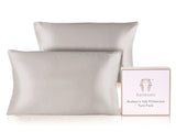 Ramesses Ultra Soft Premium Twin Pack Mulberry Silk Pillowcases | Set of Two Natural Hypoallergenic Silk Pillowcases | 10 Colours