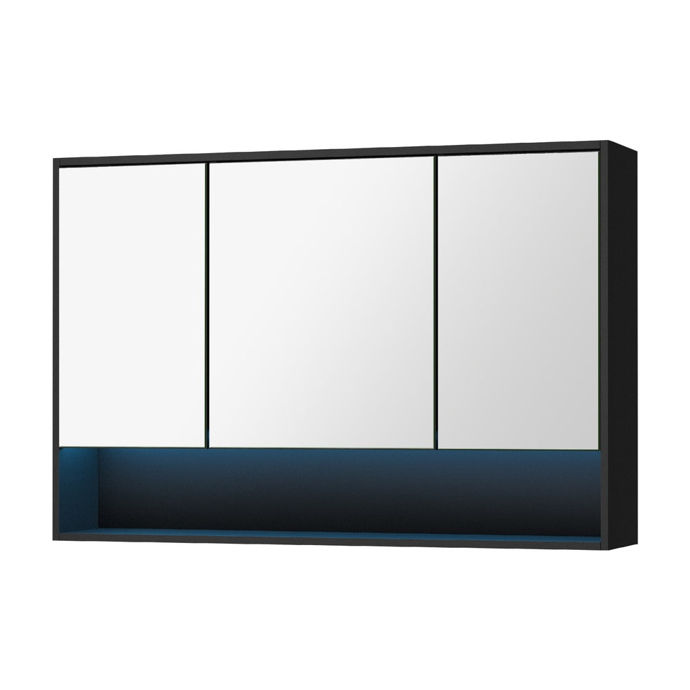 Miami Modern LED Bathroom Cabinet and Storage Unit | Multi Storage Bathroom Mirror Cabinet