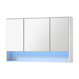 Miami Modern LED Bathroom Cabinet and Storage Unit | Multi Storage Bathroom Mirror Cabinet