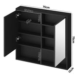 Miami Modern LED Bathroom Cabinet and Storage Unit | Multi Storage Bathroom Mirror Cabinet