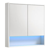 Miami Modern LED Bathroom Cabinet and Storage Unit | Multi Storage Bathroom Mirror Cabinet