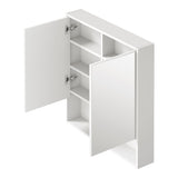 Miami Modern LED Bathroom Cabinet and Storage Unit | Multi Storage Bathroom Mirror Cabinet