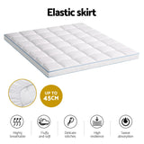 Luxore Ultra Plush 1500GSM Bamboo Mattress Topper | Super Soft 10cm Deep Airmax Bamboo Topper | 3 Sizes