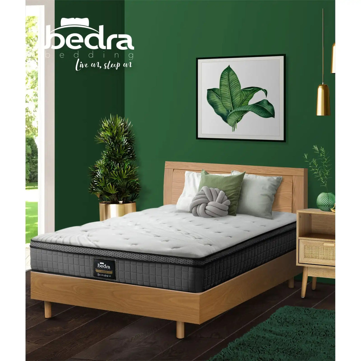 Premium 6 Zone Pocket Spring Mattress with 4D Mesh Fabric EuroTop | Medium Firm 22cm Deep Mattress by Bedra