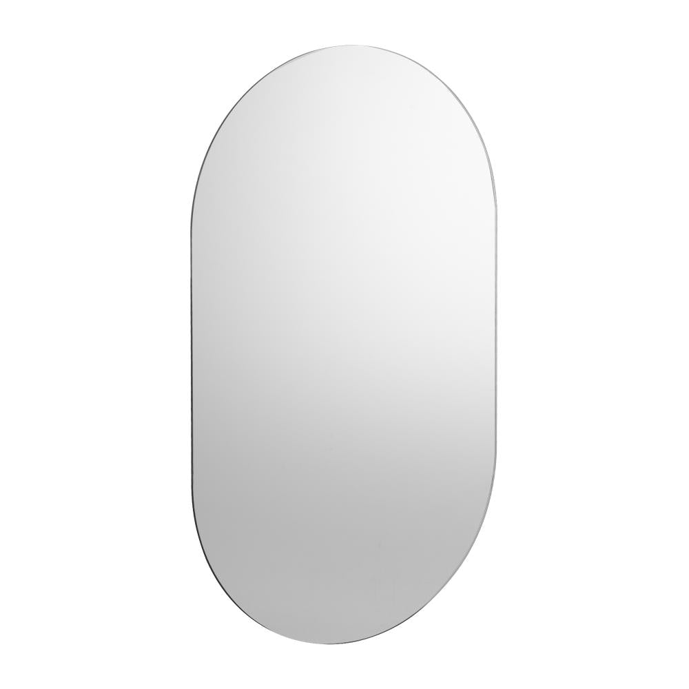 Alfamare Oval Wall Mounted Designer Mirror |Oval 84 x 50cm Feature Décor Mirror | 3 Frame Options