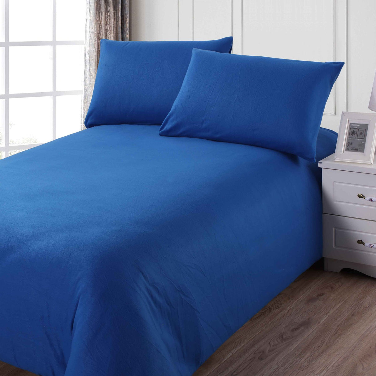 Shagri-La Cashmere Touch Polar Fleece Style Flannel Quilt Cover Set | Winter Warm Duvet Cover