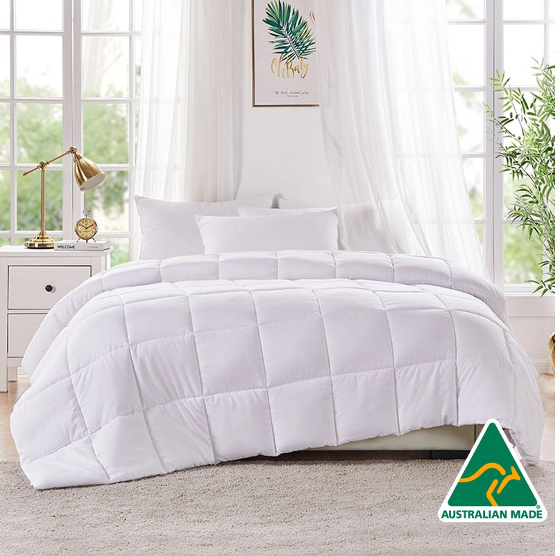 Super Cooling High Quality Australian Made Soft Bamboo Blend 400GSM Quilt | All Season Perfect Doona