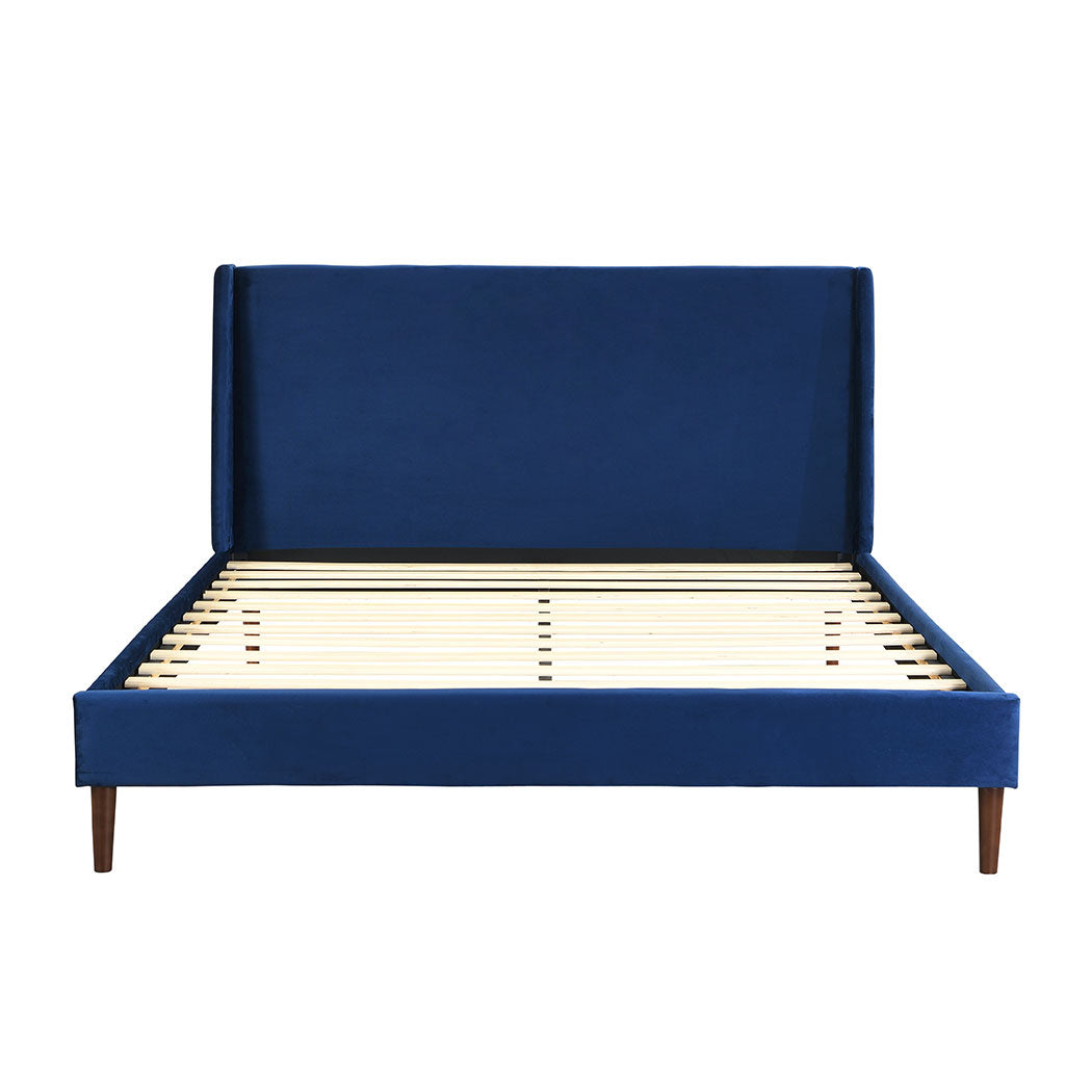 Luxore Velvet Touch Firenze Bed Frame | Premium Soft Plush Velvet Bed in 2 Colours | 2 Sizes