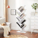 Nuvola X Tree Branch Modern 8 Tier Bookshelf | Multi Storage Display Unit | 2 Colours