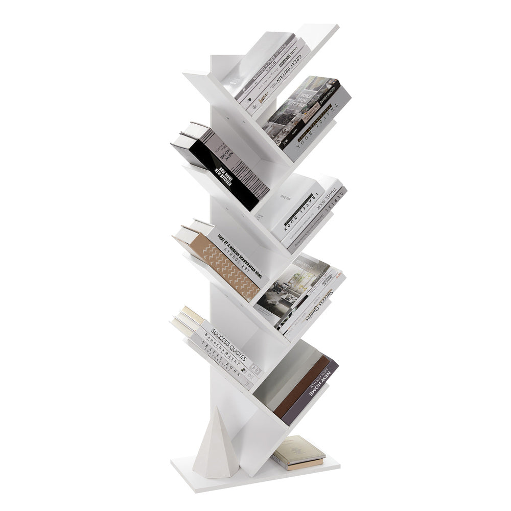 Nuvola X Tree Branch Modern 8 Tier Bookshelf | Multi Storage Display Unit | 2 Colours