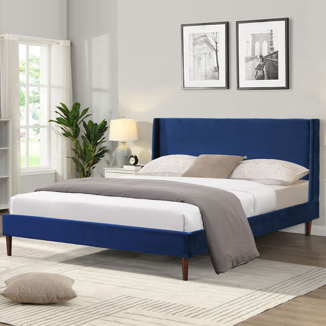 Luxore Velvet Touch Firenze Bed Frame | Premium Soft Plush Velvet Bed