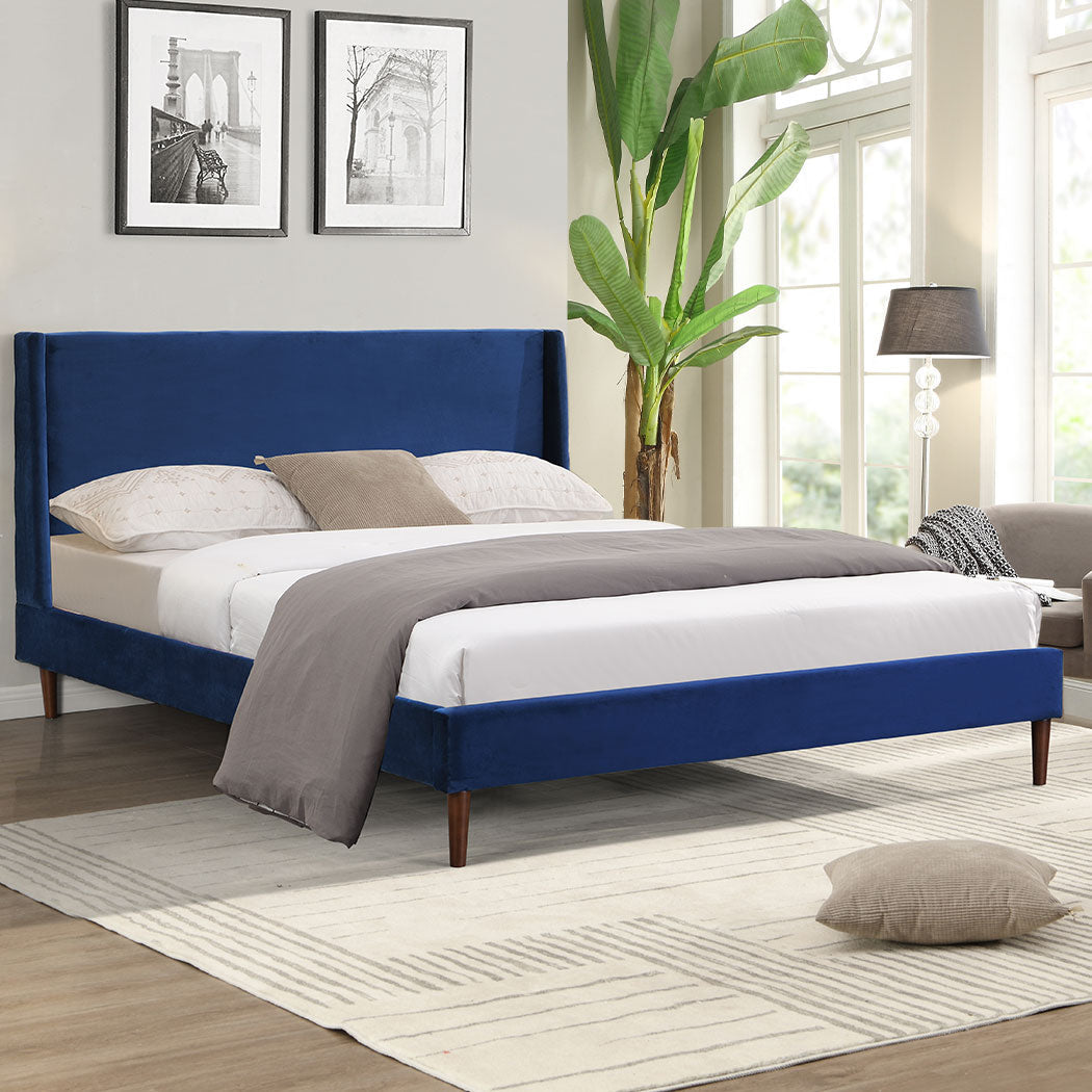 Luxore Velvet Touch Firenze Bed Frame | Premium Soft Plush Velvet Bed