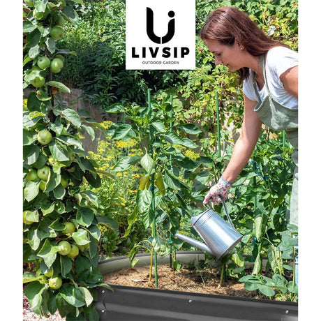 Premium Raised Garden Beds in Various Sizes | Galvanised Steel Planter Garden Beds by Livsip