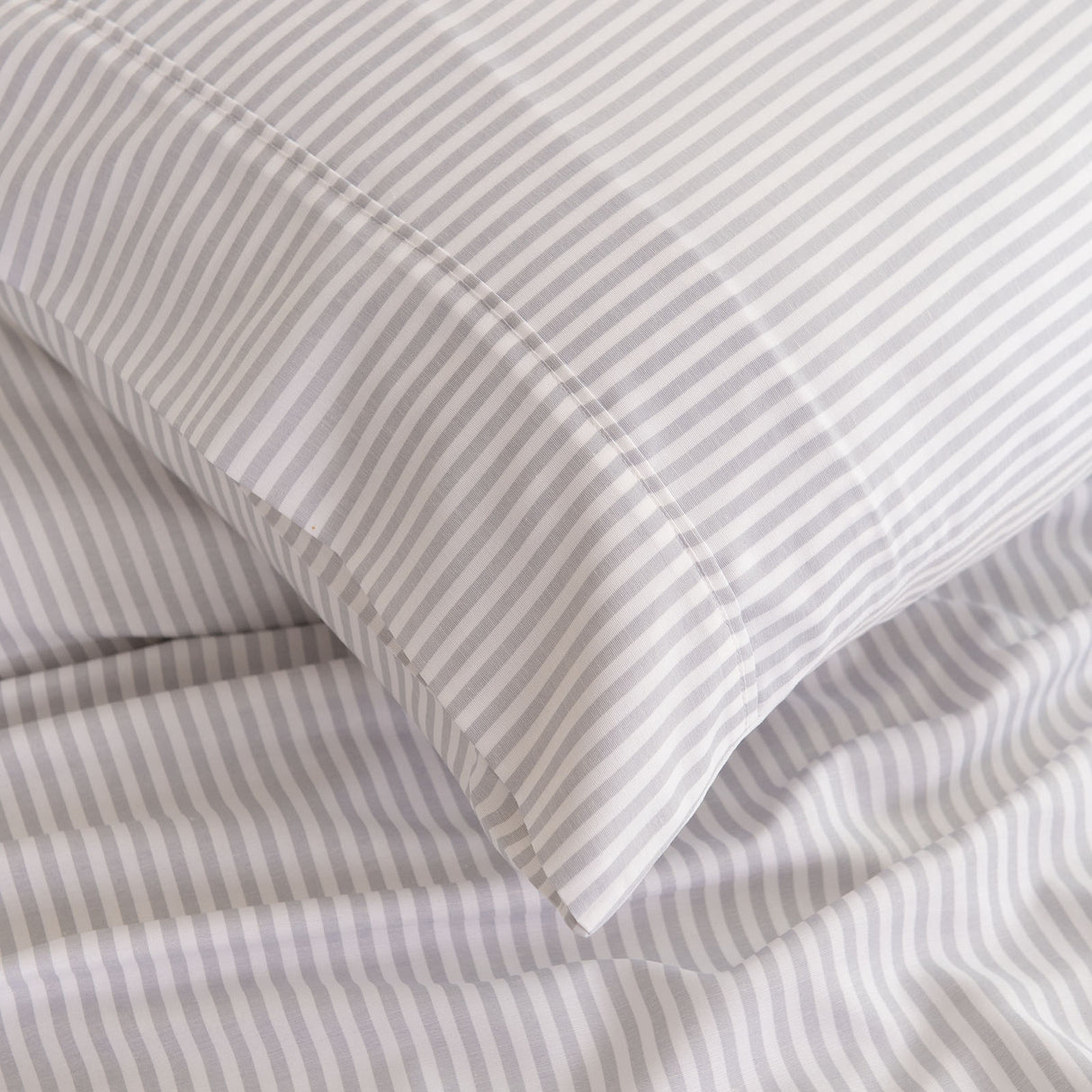 Essenza Superior Striped Linen Blend Sheet Set | Luxury Breathable Ultra Soft Linen Sheet Set | 2 Sizes -  3 Colours