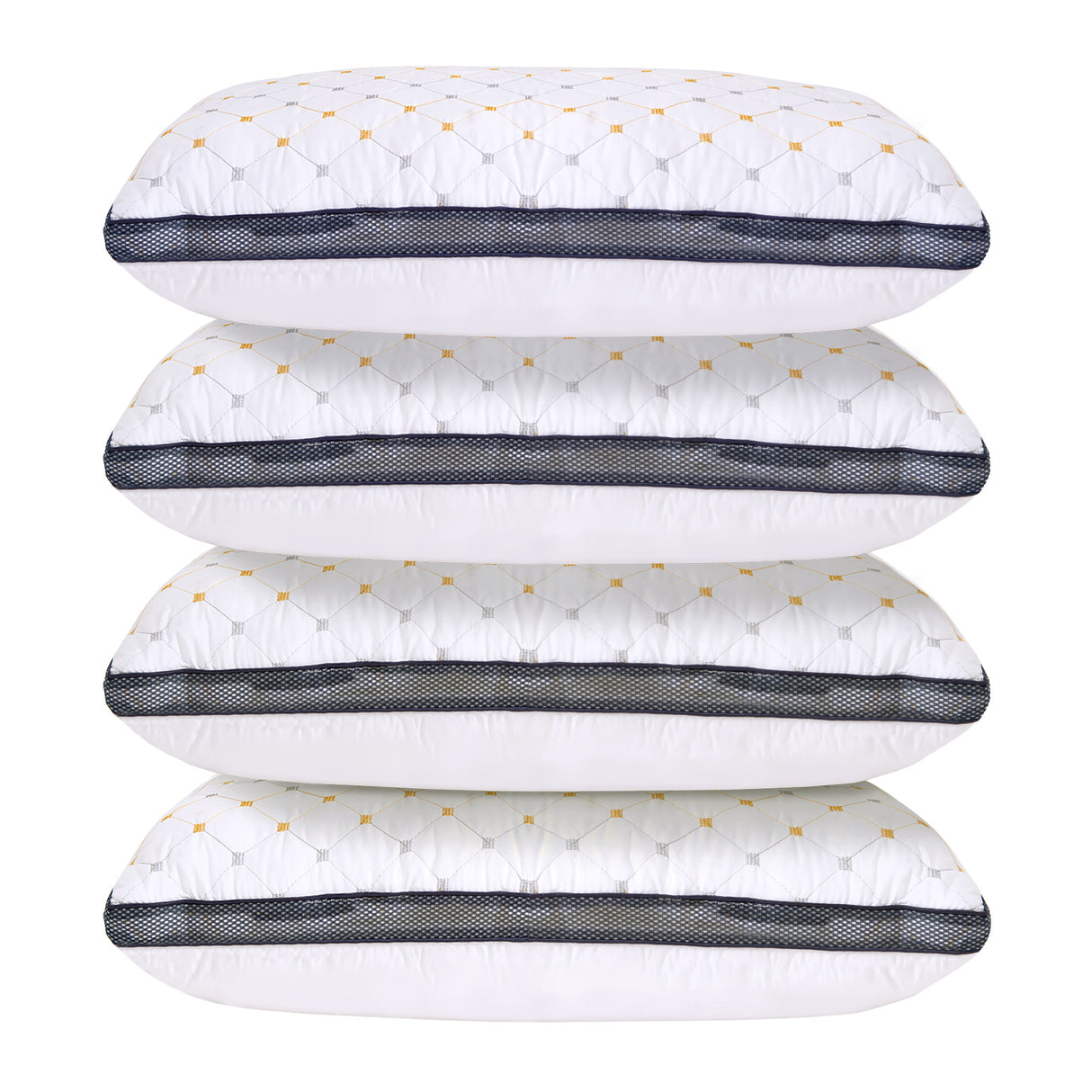 Set of Four Essenza Luxe Cooling Airmax Pillows | Hotel Quality Superior Comfort Pillows