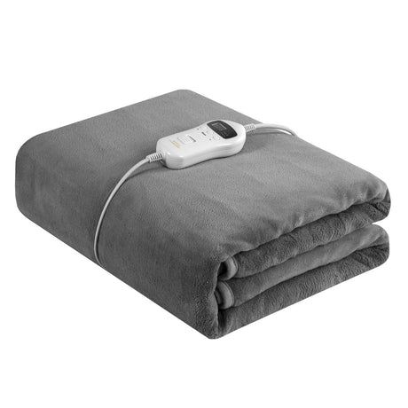 Essenza Ultra Warm Thermal Heated Electric Fleece Throw | 10 Heat Setting Adjustable Electric Blanket | 2 Colours