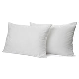 Set of Two Essenza Plus 1000GSM Goose Down Feather Pillows | 100% Cotton Eco Breathable Cover Goose Pillows 50 x 75cm