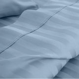 Essenza Premium 1200TC 100% Cotton Hotel Quality Striped Sheet Set | Ultra Fine Soft Cotton Sheet Set | 6 Sizes - 10 Colours